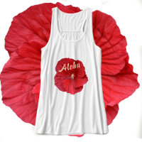 Hibiscus rouge Hawaiian Aloha Floral