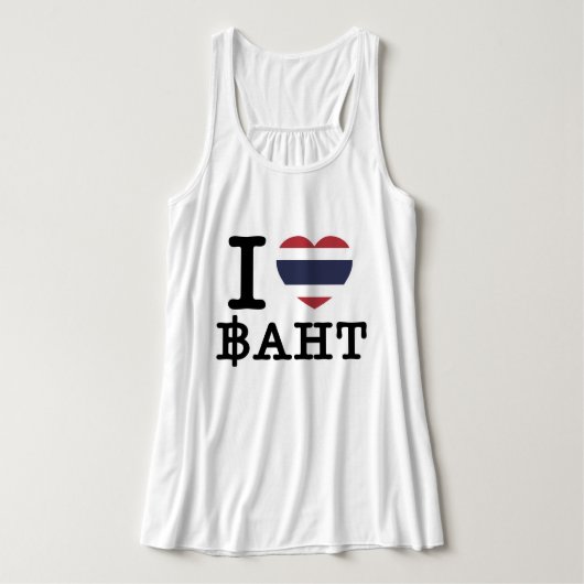 Débardeur I Heart (Amour) Baht (Design devant)