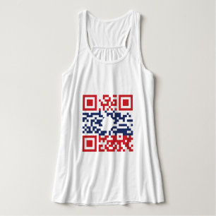 Débardeur I Love Laos (Khoy Huk Lao) Drapeau QR Code   Geek 