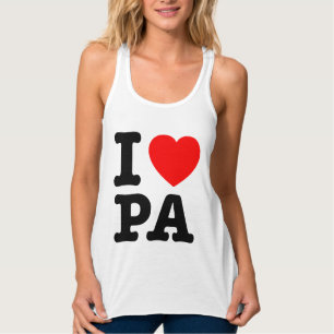 Débardeur I LOVE PA Pennsylvanie