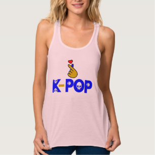 Débardeur ♪ ♥ J'aime KPop Fabulous Slim-fit Racerback Débard