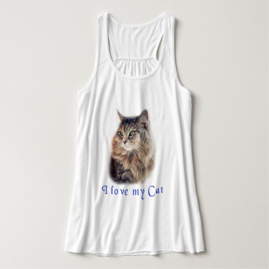Débardeur J'aime mon chat (Design devant)
