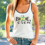 Débardeur Jamaïque Bride Crew Bridesmaitres Bachelorette Par<br><div class="desc">Chemise de l'équipe d'épouses du drapeau jamaïcain pour serveuses d'honneur. Parfait pour un événement mariage jamaïcain ou une soirée bachelorette à thème jamaïcain. Grand cadeau de mariage.</div>