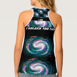 Débardeur Je Suis Une Galaxie Trop Loin De L'Espace Vert
