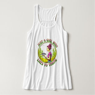 Débardeur Juste une fille qui aime lancer   Disk Golf