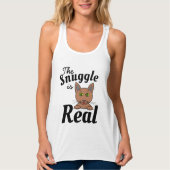 Débardeur Le Snuggle est vraiment mignon et drôle T-shirt ch (Devant)