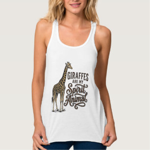 Débardeur Les girafes sont mon animal spirituel conception d