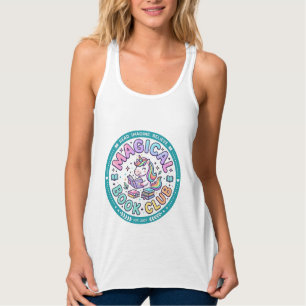 Débardeur Licorne Club de Livre Magique T-shirt Drôle Graphi