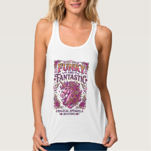 Débardeur Licorne funky et fantastique design stylé Zazzle_