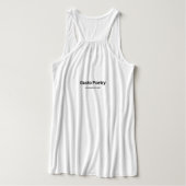 Débardeur Loss et Poésie Gusto Orange (Design dos)