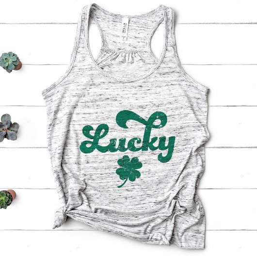 Débardeur Lucky | Retro St Patrick's Day