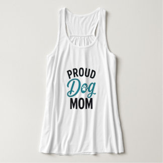 Débardeur Maman de Chien Fière Amoureuse de Chiens Typograph