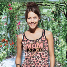 Maman Empreinte de léopard rose Power