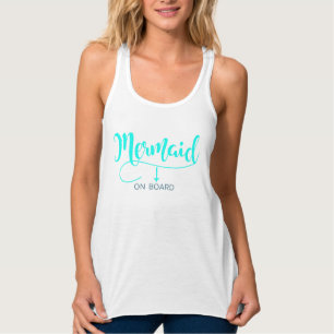 Débardeur MERMAID À BORD Grossesse Moderne Été tendance