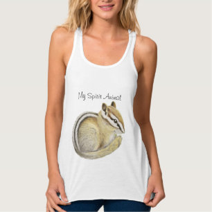 Débardeur Mon Esprit Animal Chipmunk T-Shirt