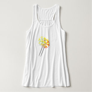 Débardeur Murugi Wear Fleur Sauvage Femme Bella+Canvas Flowy