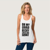 Débardeur Oh mon regard de Becky de quadruple à son (Devant entier)