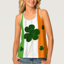 Paddy irlandais de shamrock de drapeau du jour de