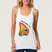 Débardeur Pas mon petit déjeuner Taco (Devant)