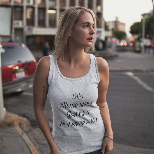 Débardeur Patch de poivron drôle chaud disant