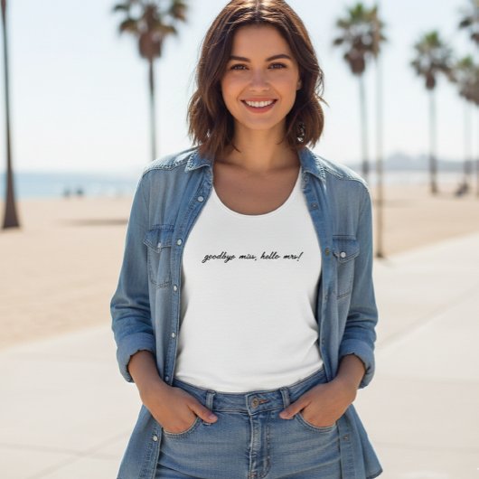 Débardeur Personalized Tank Top, Custom top Mrs Bride gift