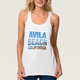 Débardeur Plage d'Avila Californie Vacances Femmes