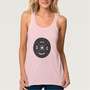 Débardeur Poids Plate Formation Fitness Bodybuilding Nom