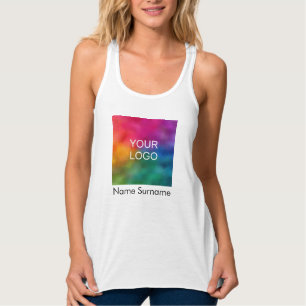 Débardeur Racerback féminin Slim Fit Business Logo Employé