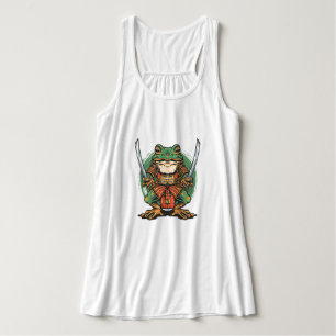 Débardeur Racerback Guerrier Samouraï Grenouille F