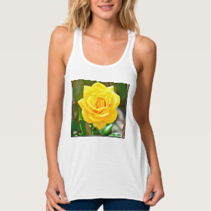 Débardeur rose jaune
