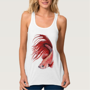 Débardeur rouge de Betta Flowy Racerback des