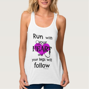 Débardeur Run With Your Heart Racerback Tank