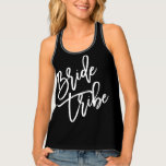 Débardeur Script blanc de la tribu des mariées<br><div class="desc"></div>