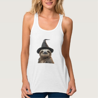 Débardeur Sloth Wearing Halloween Witch Hat Classic T-Shirt