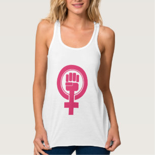 Débardeur Symbole de résistance de la main des femmes
