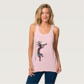 Débardeur T-shirt amérindien Kokopelli (Devant entier)