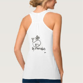 Débardeur T-shirt Basic White B3lly (Dos)