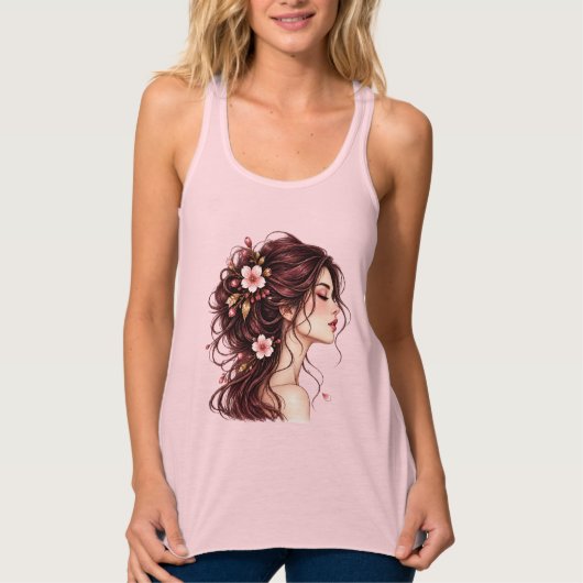 Débardeur T-Shirt Cherry Blossom Muse (Devant)