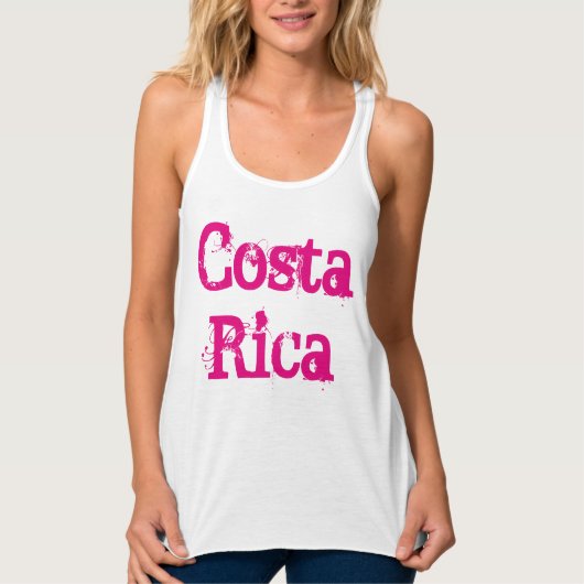 Débardeur T-shirt du Costa Rica (Devant)