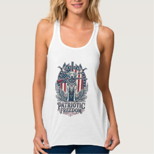 Débardeur T-Shirt Graphique Vectoriel Chien Chasseur de Cana
