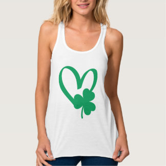 Débardeur T-shirt Shamrock de la Saint Patrick