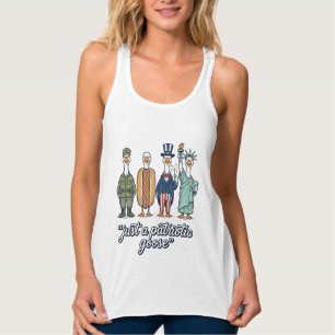Débardeur T-shirt vintage vector à alignement d'oie patrioti