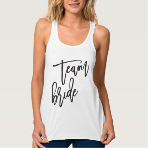 Débardeur TEAM BRIDE Bachelorette de soirée // chemise