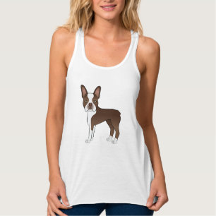 Débardeur Tervueren marron Boston Terrier Chien de dessin an