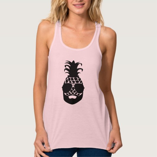 Débardeur Top "HIPSTER ANANAS" (Devant)