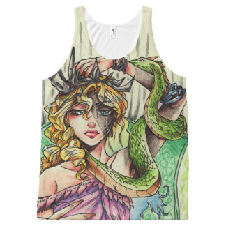 Débardeur Tout-imprimé Chemise d'impression de Persefone partout