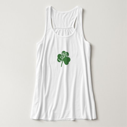 Débardeur Trèfle chanceux Saint Patrick Sweatshirt (Design devant)