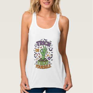 Débardeur Trick Or Treat Yourself Zombie Hand Halloween Bonb