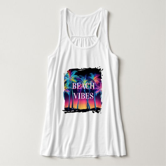 Débardeur Vibes de Plage (Design devant)