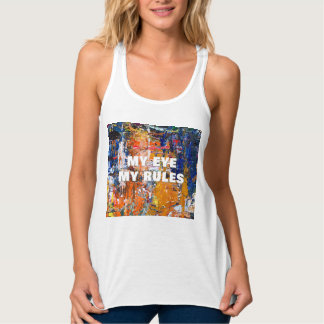 Débardeur Vivid Abstraction - Huile Peinture Chaos sur la Pa